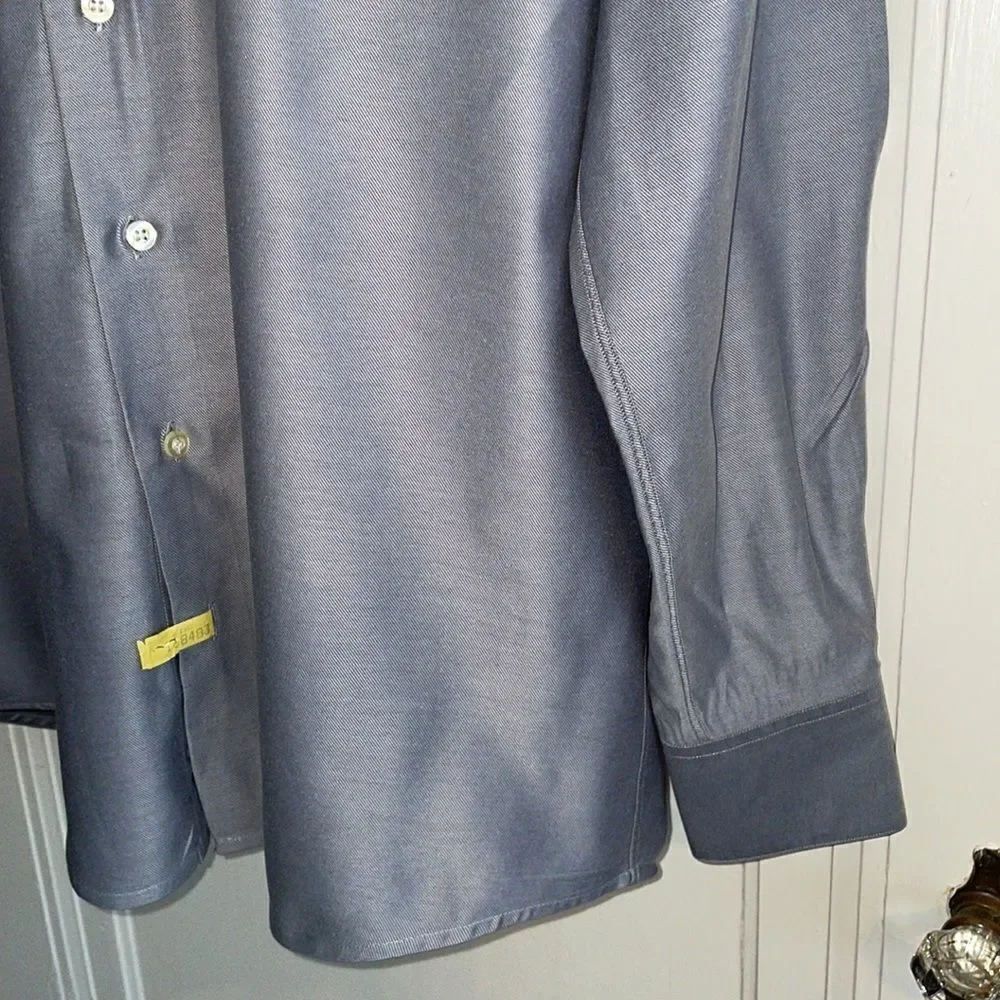 Jack Victor shiny gray cotton shirt‎